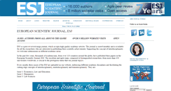 Desktop Screenshot of eujournal.org