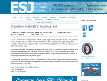 Tablet Screenshot of eujournal.org